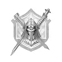 full armor of god tattoo design idea