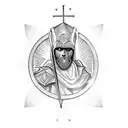 full armor of god tattoo design idea