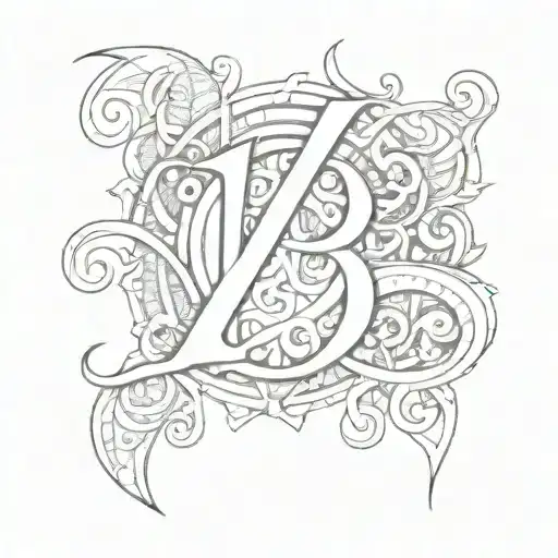 number 13 in a good Typography tattoo design idea