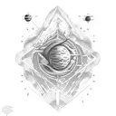 Gliese 667 C, planet, star, scorpio constellation, tatoo tattoo design idea