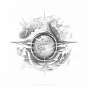 Gliese 667 C, planet, star, scorpio constellation, tatoo tattoo design idea