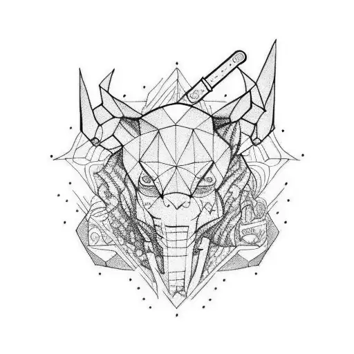 alchemist sumó la  tattoo design idea