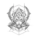 alchemist simbols  tattoo design idea