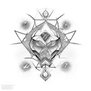 alchemist simbols  tattoo design idea