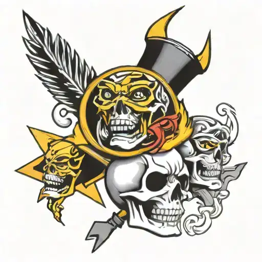 Flash sheet tattoo design idea