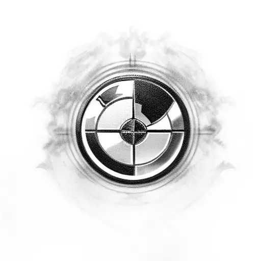 bmw car front. flames. background tattoo design idea