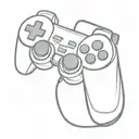 Game controller tattoo design idea