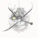 linear accelerators medical tattoo design idea