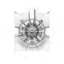 linear accelerators medical tattoo design idea