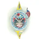 World worm tattoo design idea