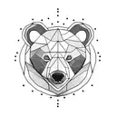 Big Bear with 2 bear cubs tattoo design idea