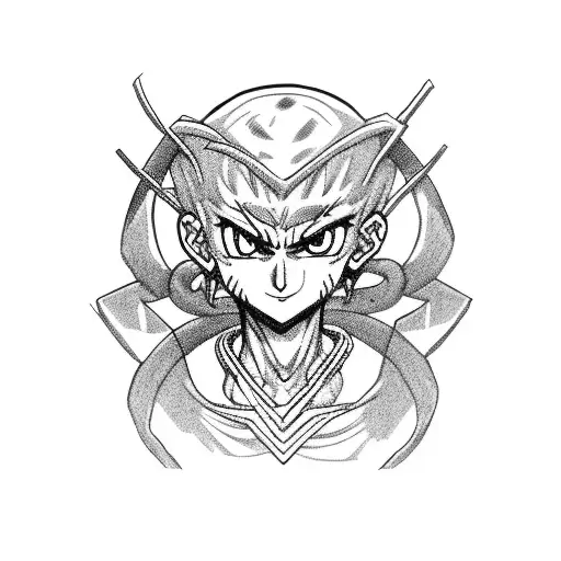 hunter x hunter kurapika nen chains tattoo design idea