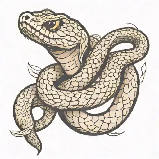 tattoo of a snake on collar bone tattoo design idea