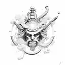 Neptune tattoo design idea