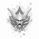 Neptune tattoo design idea