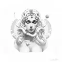 Neptune tattoo design idea