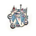 Neptune tattoo design idea