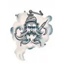 Neptune tattoo design idea