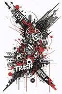 Text tattoo design idea