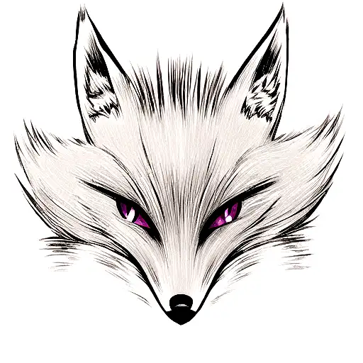 Fox tattoo design idea