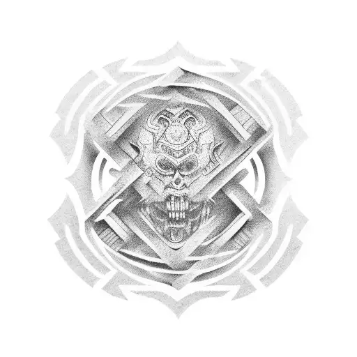  S and E, suminagashi tattoo design idea