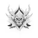  S E, suminagashi tattoo design idea