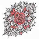 maha mritunjay mantra tattoo design idea