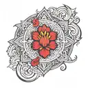 maha mritunjay mantra tattoo design idea