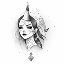 birthdate tattoo design idea