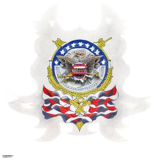 United States of America special forces  tattoo design idea