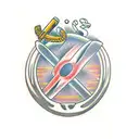 3 nails cross tattoo design idea