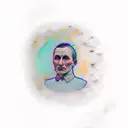 man on the moon 3 tattoo design idea