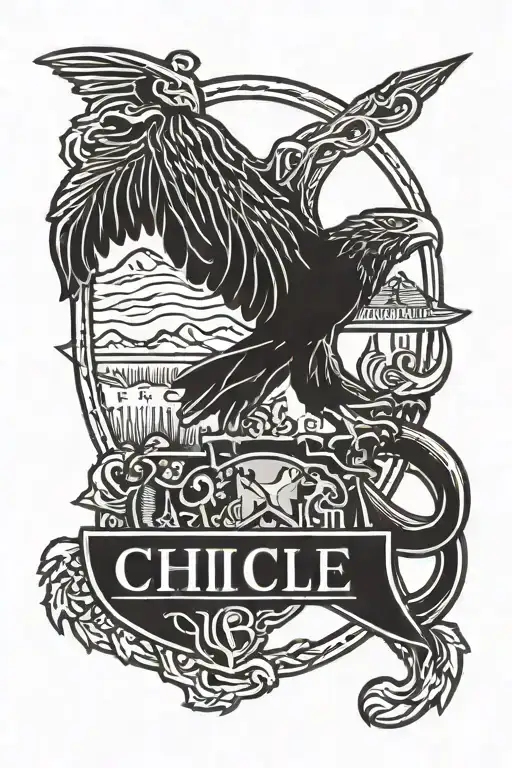 University of Chile logo tattoo design idea
