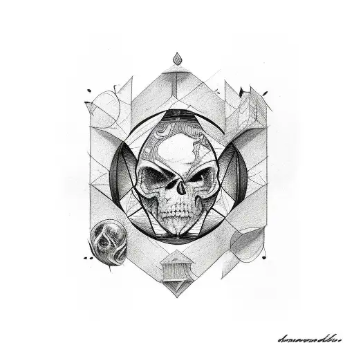 quarter arm sleeve with a burning man tattoo design idea