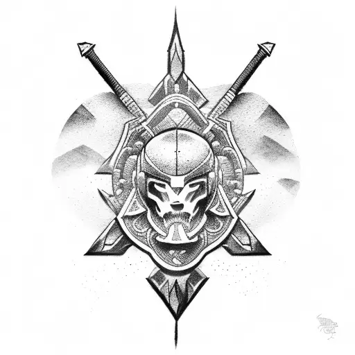 gladiator  tattoo design idea