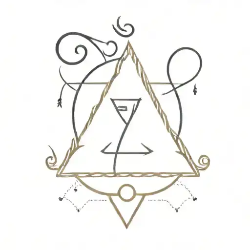 small dainty capricorn libra tattoo design idea