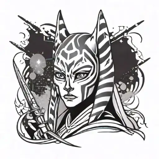 ahsoka tano star wars tattoo design idea