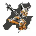 ahsoka tano tattoo design idea