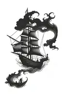 charon boatman tattoo design idea