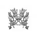 Olive Branch on back tattoo design idea