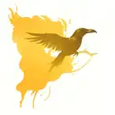 A raven snake tattoo design idea