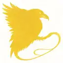 A raven snake tattoo design idea