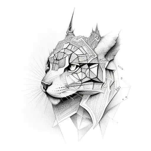 Diamond tattoo design idea