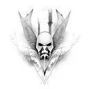 icarus falling tattoo design idea