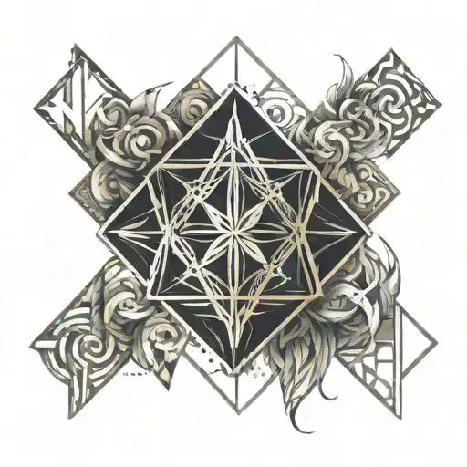 fire, water, earth, air elements  tattoo design idea
