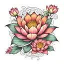 lotus spiritual awakening tattoo design idea