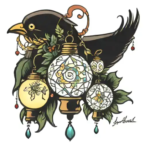 Christmas lights with the song "I know that you are in the lights, but I don't know which one to look at" tattoo design idea