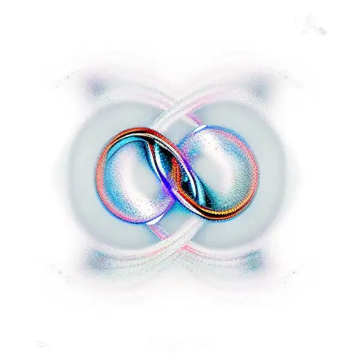 infinity symbol, ying & yang  tattoo design idea