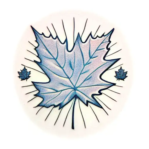 Maple Leaf tattoo design idea