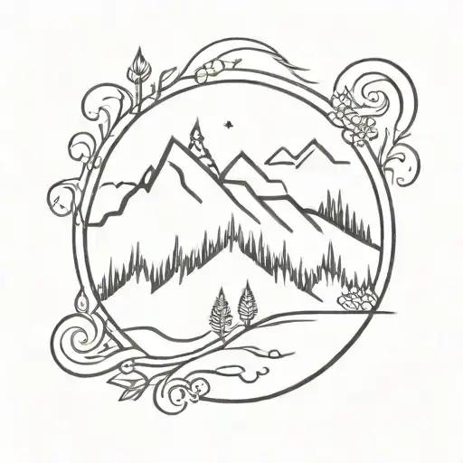 wildfire tattoo design idea